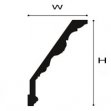 Плинтус С219 176х130мм