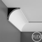 Плинтус С240flex 80х80мм