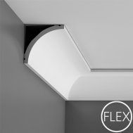 Плинтус С240flex 80х80мм