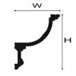 Плинтус С901flex 148х124мм