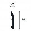 Плинтус SX172flex 85х14мм
