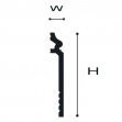 Плинтус SX186 138х20мм