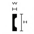 Молдинг WD5 38х10 мм
