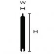 Молдинг WG1 79х10 мм