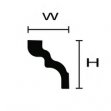 Плинтус WT9 49х42 мм