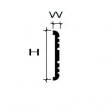 Молдинг 6.51.708 110x15мм