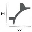 Карниз KF706Flexi 115х115мм
