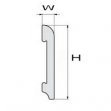 Плинтус LPC-11 78х13 мм