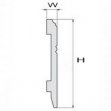 Плинтус LPC-018 107х10 мм