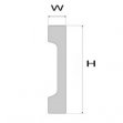 Плинтус LPC-28 79х16 мм