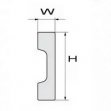 Плинтус LPC-36 40х10 мм