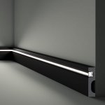 Плінтус IL11black 80х20 мм