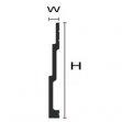 Плінтус FT18 180х20 мм